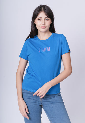 Mossimo Stefi Blue Classic Fit Tee