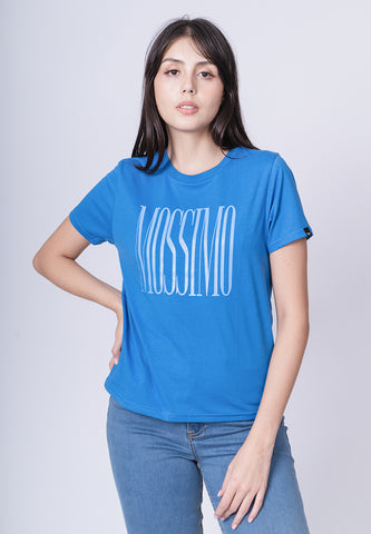 Mossimo Jesryl Blue Classic Fit Tee