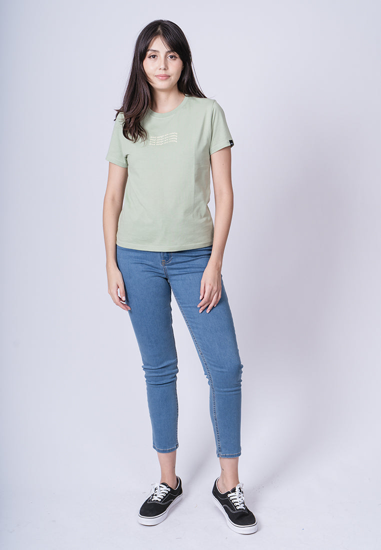 Mossimo Stefi Sage Green Classic Fit Tee
