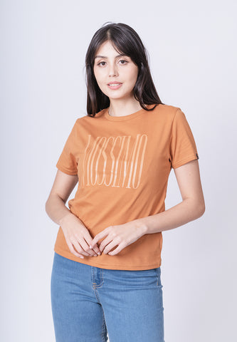 Mossimo Jesryl Cashew Brown Classic Fit Tee