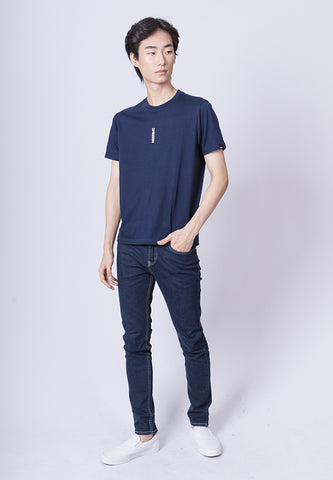 Mossimo Lloyd Navy Blue Muscle Fit Tee