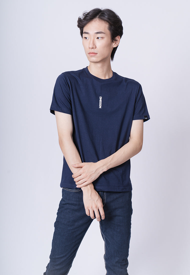 Mossimo Lloyd Navy Blue Muscle Fit Tee