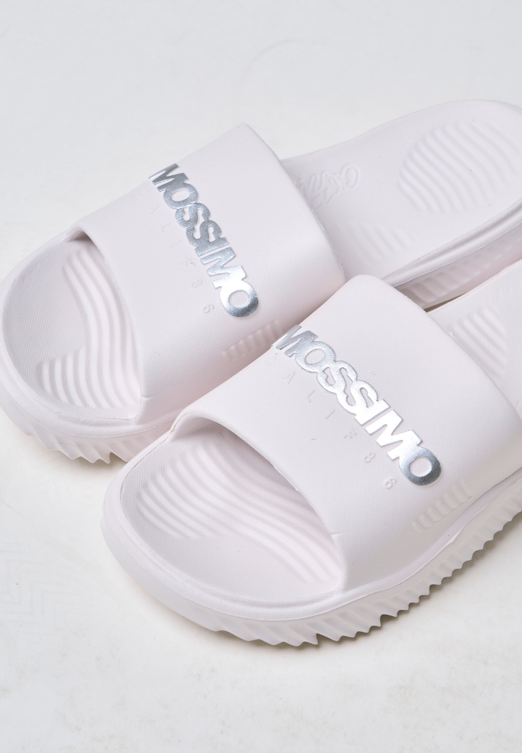 Mossimo Owen White Premium Mens Slides