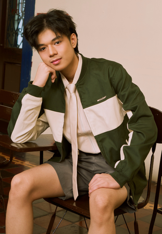 Mossimo Marco Green Beige Jacket