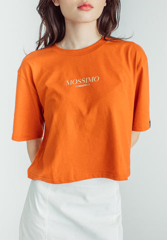 Mossimo Rust Modern Cropped Fit Tee