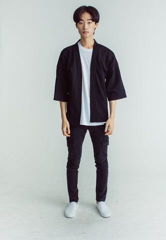 Mossimo Black Comfort Fit Kimono Jacket