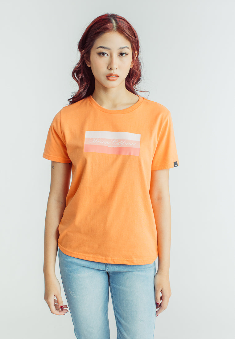 Mossimo Jia Dusty Orange Classic Fit Tee