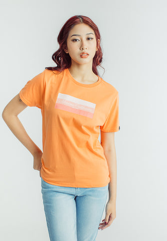 Mossimo Jia Dusty Orange Classic Fit Tee