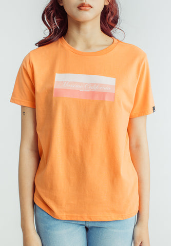Mossimo Jia Dusty Orange Classic Fit Tee