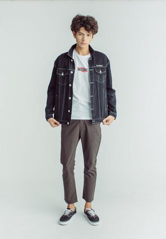 Mossimo Raymond Black Urban Fit Denim Jacket