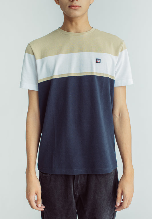 Mossimo Brix Khaki Classic Stripes Shirt