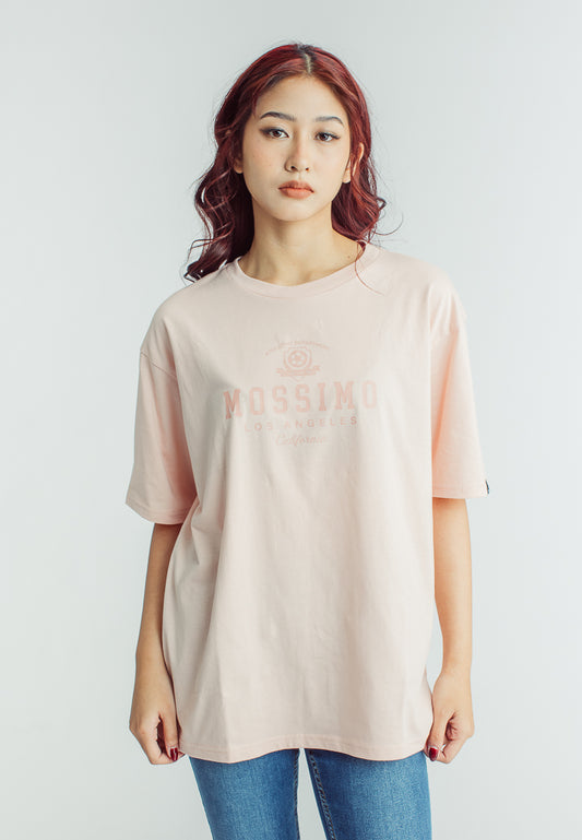 Mossimo Brielle Light Pink Oversized Fit Tee