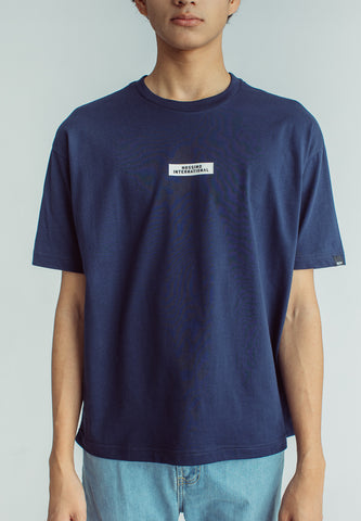 Mossimo Achilles Navy Blue Urban Fit Tee