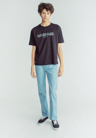 Mossimo Roshan Black Urban Fit Tee