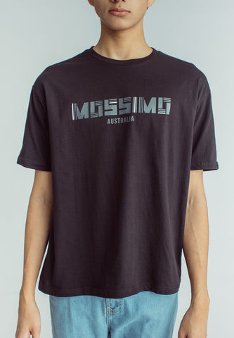 Mossimo Roshan Black Urban Fit Tee