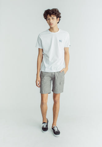 Mossimo Frank White Muscle Fit Tee