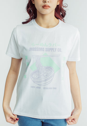 Mossimo Portia White Classic Fit Tee