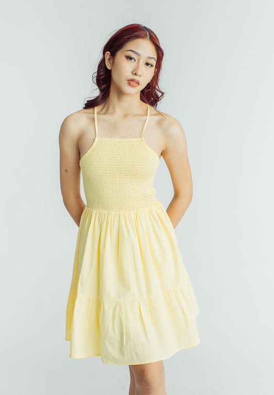 Mossimo Lillian Yellow Halter Dress