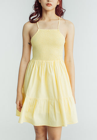 Mossimo Lillian Yellow Halter Dress