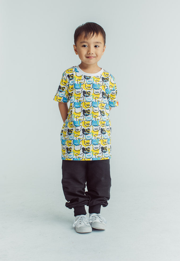 Mossimo Kids White Mossybear Graphic T-Shirt