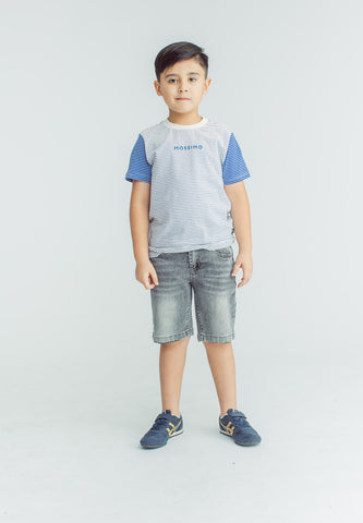 Mossimo Kids Johnrey Royal Blue Stripes T-shirt