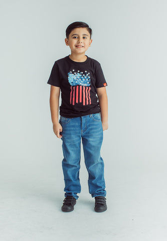 Dark Blue Regular Fit Five Pocket Jeans