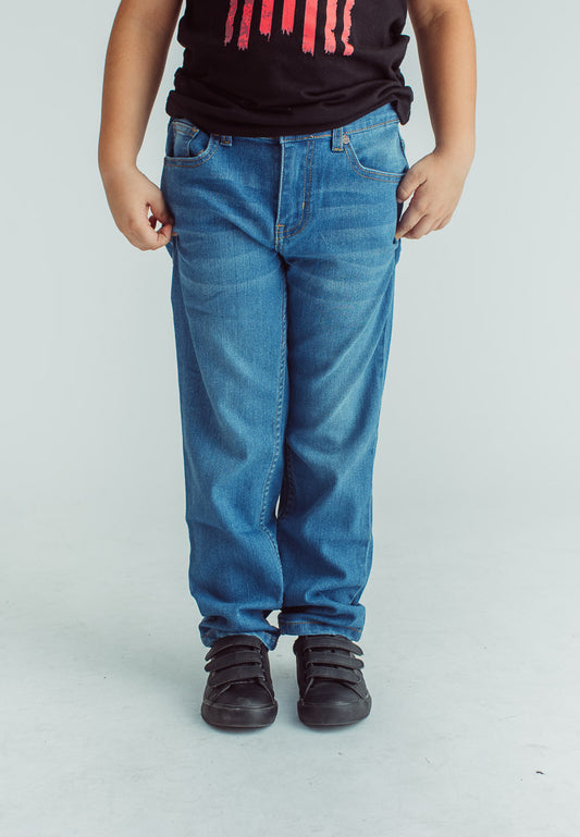 Dark Blue Regular Fit Five Pocket Jeans