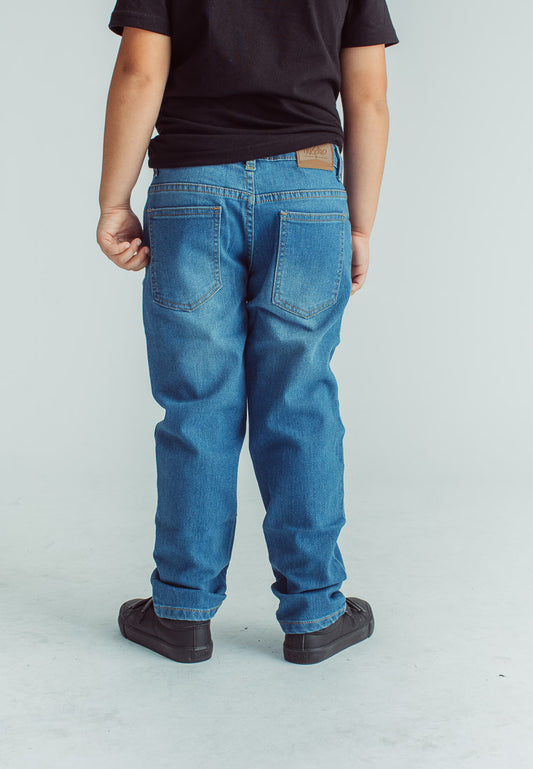Dark Blue Regular Fit Five Pocket Jeans