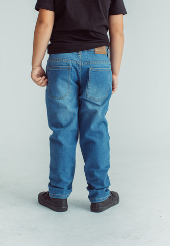 Dark Blue Regular Fit Five Pocket Jeans