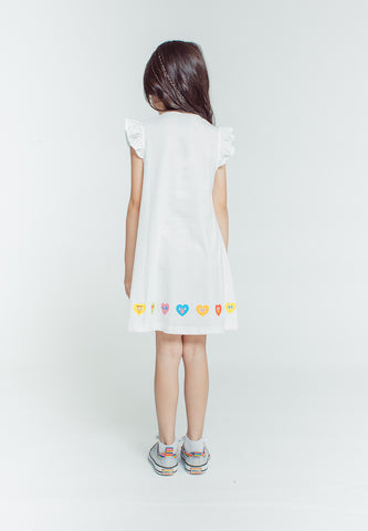 Mossimo Kids White Sesame Street Sleeveless Dress