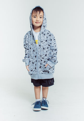 Mossimo Heather Gray Sesame Street Hoodie Jacket with Zipper
