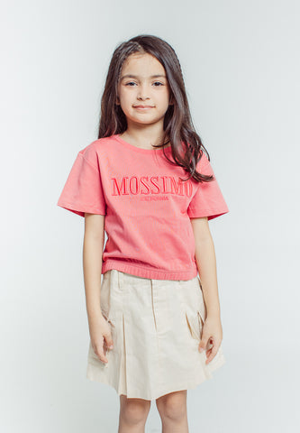Mossimo Kids Christine Pink Elastic Hem Crop Top