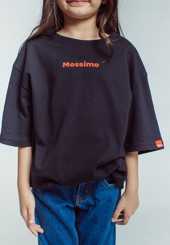 Mossimo Kids Thania Black Oversized Fit Tee