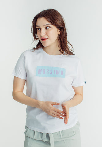 Mossimo Natalie White Classic Fit Tee