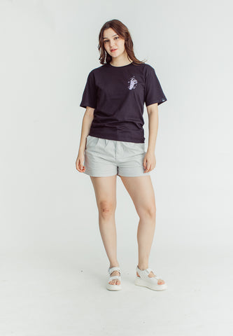 Mossimo Izzy Black Modern Fit Tee