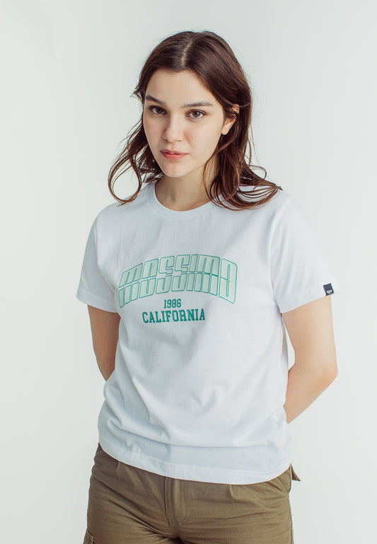 Mossimo Agatha White Classic Fit Tee
