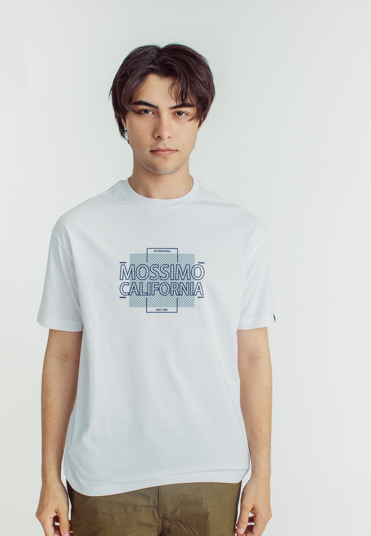 Mossimo Enrico White Urban Fit Tee