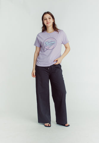 Mossimo Rovilyn Lavender Frost Classic Fit Tee