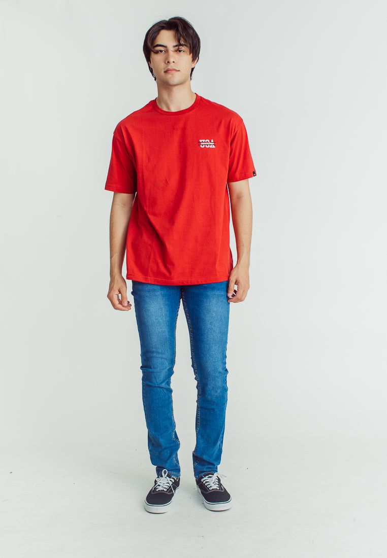 Mossimo Dwight Chili Red Urban Fit Tee