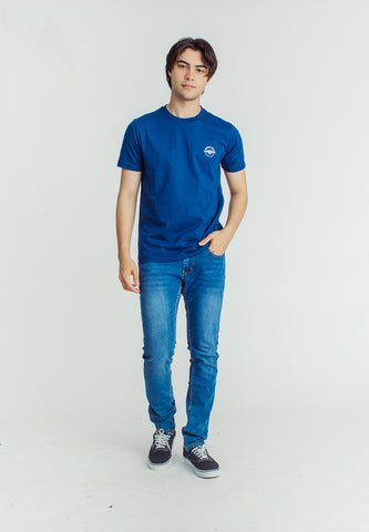 Mossimo Wesley Midnight Blue Muscle Fit Tee