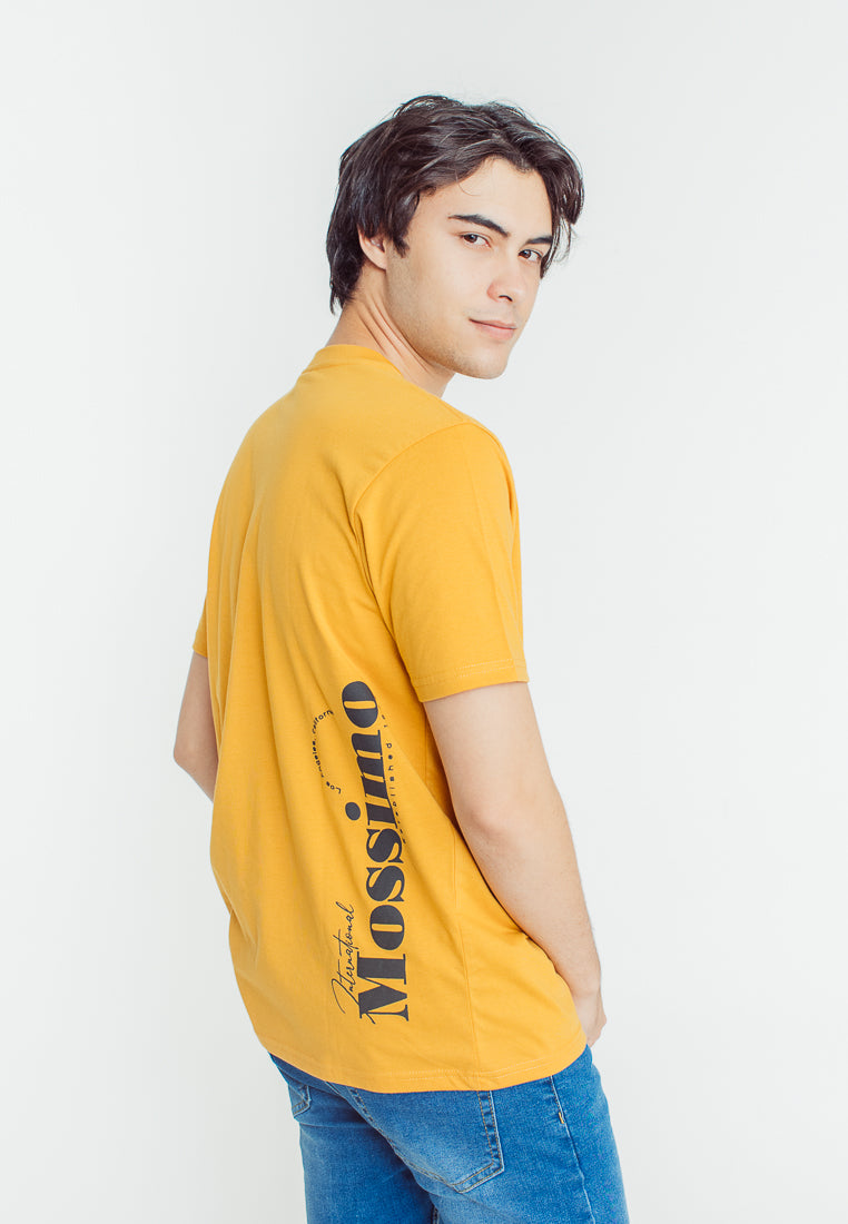 Mossimo Zeke Mustard Yellow Classic Fit Tee