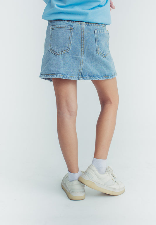 Mossimo Kids Clarisse Light Blue Denim Skirt