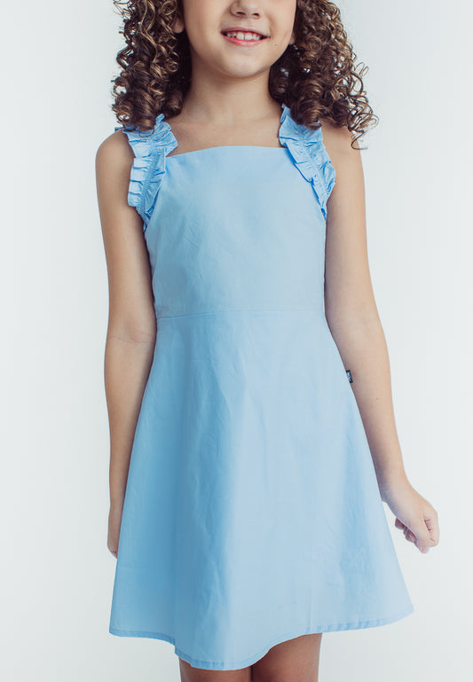 Mossimo Kids Syrelle Skyway Ruffle Trim Dress