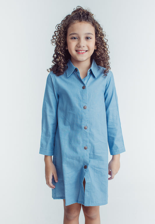 Mossimo Kids Liezel Light Blue Denim Dress