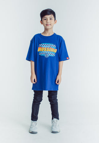 Mossimo Kids kyrie Astral Blue Oversized Graphic Tshirt