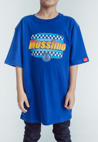 Mossimo Kids kyrie Astral Blue Oversized Graphic Tshirt