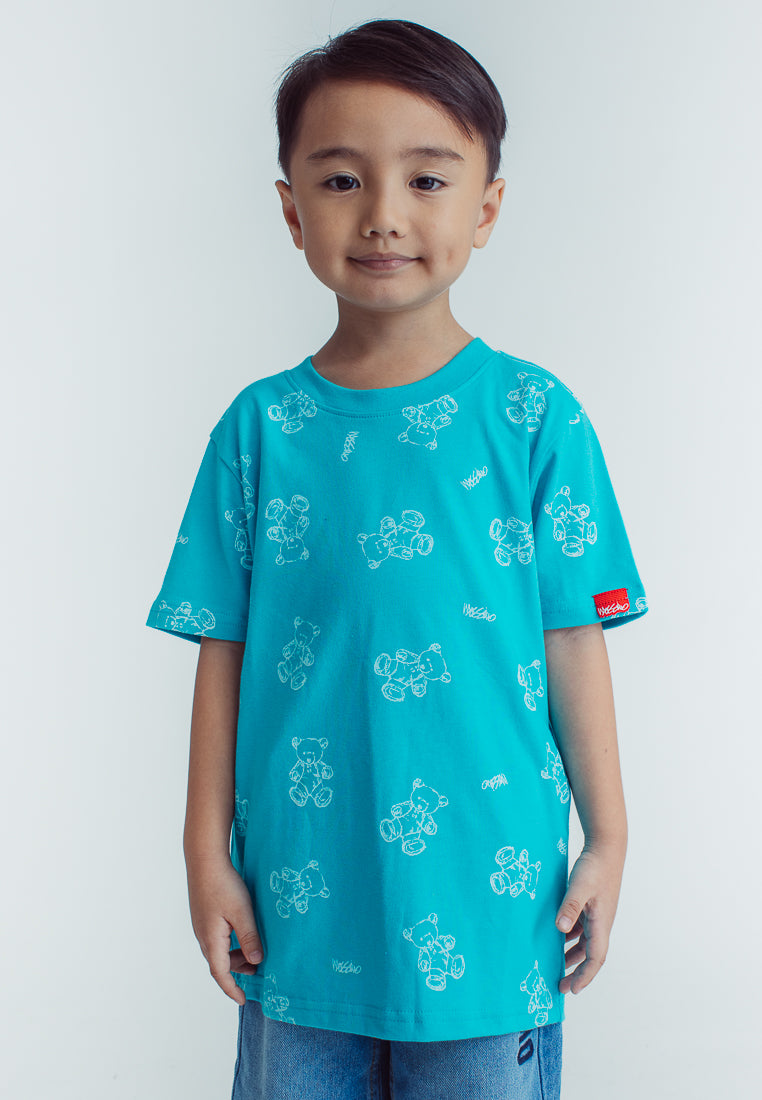 Mossimo Kids Mackenzie Teal Mossybear Tshirt