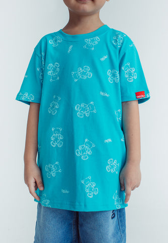 Mossimo Kids Mackenzie Teal Mossybear Tshirt