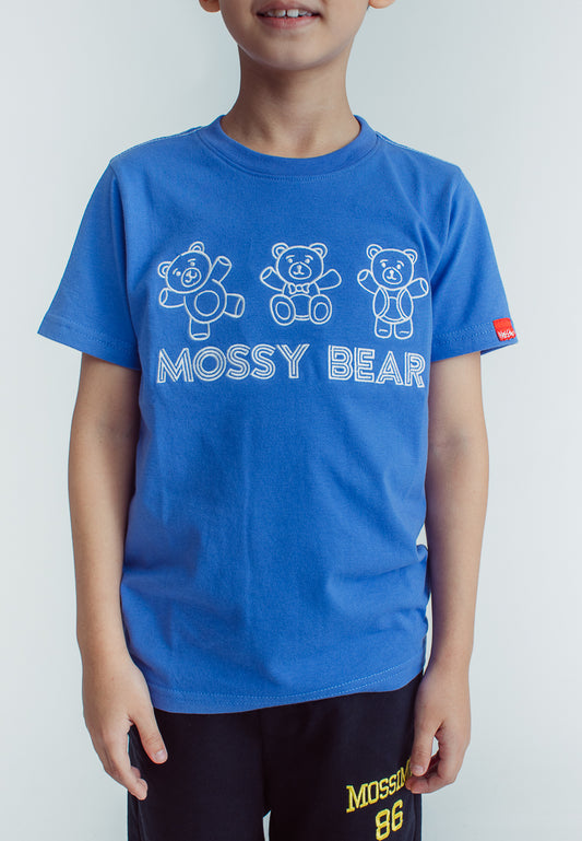 Mossimo Kids Skyler Amparo Blue Mossybear Regular Graphic Tshirt