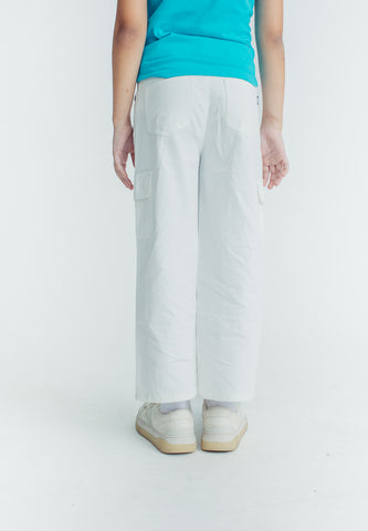 Mossimo Kids Dianne White Wide Leg Low Waist Jeans
